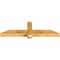 Ekena Millwork Eugene Rough Sawn Timber Gable Bracket, Western Red Cedar, 48"W x 14"H x 4"D x 4"F, 7/12 Pitch GBW048X14X0404EUG00RWR - alternate 5